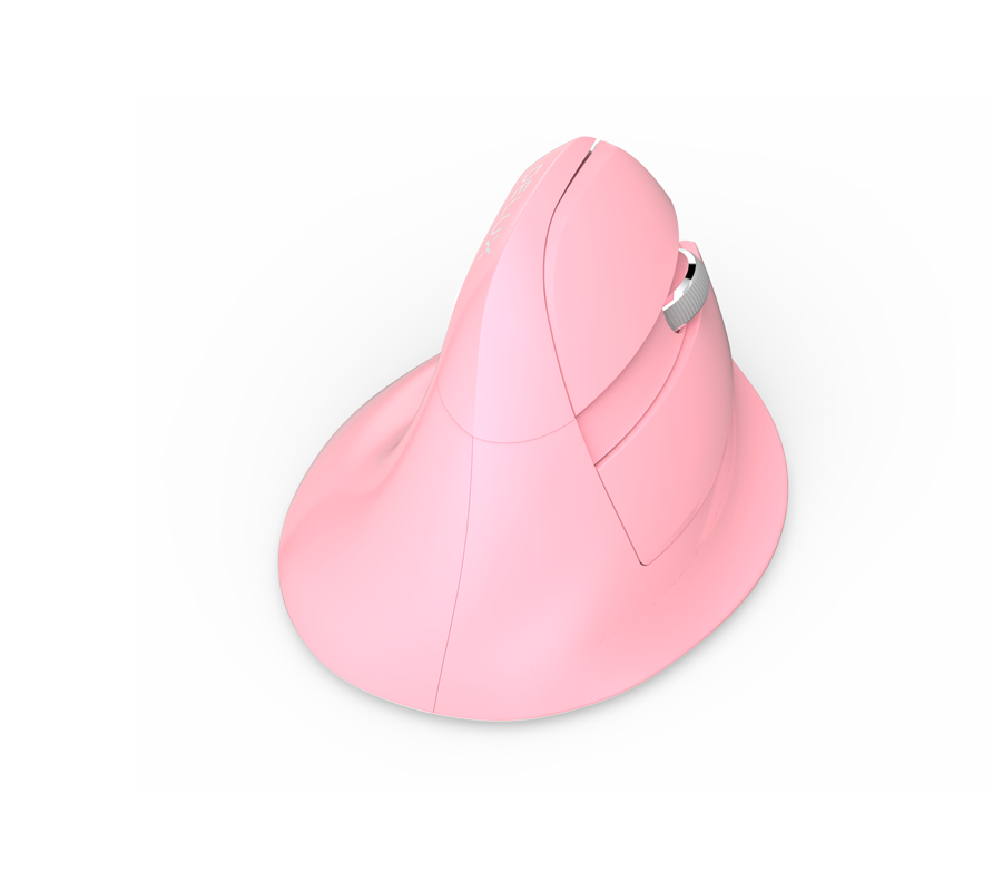 多彩m618mini垂直鼠标粉色